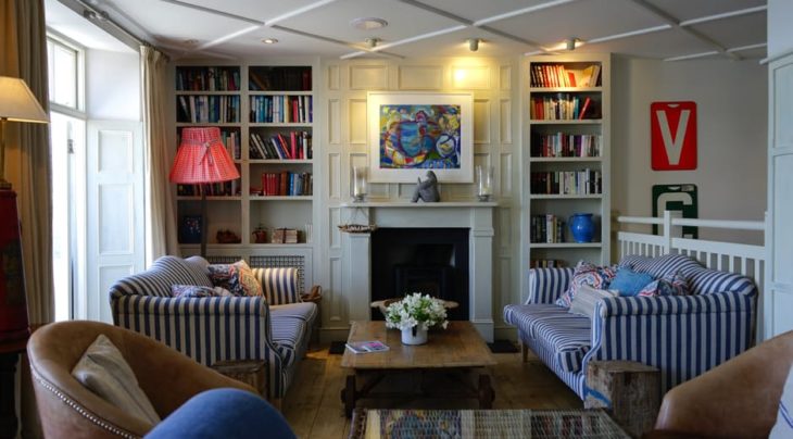 sofa in living room