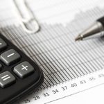 calculator and paper