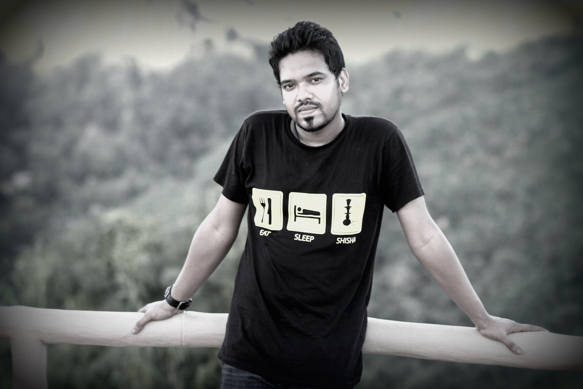 man wearing shirt